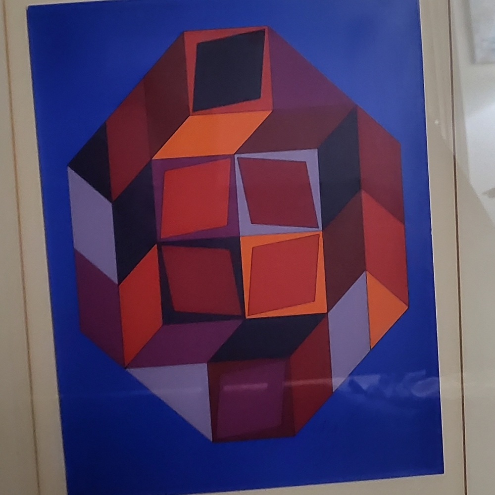 Original Serigraph Signed -Victor Vasarely (French/Hungarian, 1906-1997)  54/250